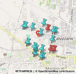 Mappa Via Aldo Moro, 80012 Calvizzano NA, Italia (0.4305)