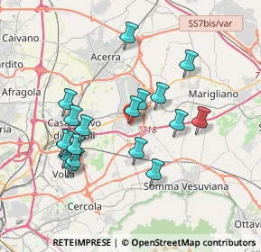 Mappa Via Francesco Petrarca, 80038 Pomigliano d'Arco NA, Italia (3.74333)