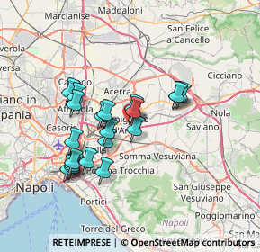 Mappa Via Francesco Petrarca, 80038 Pomigliano d'Arco NA, Italia (6.524)