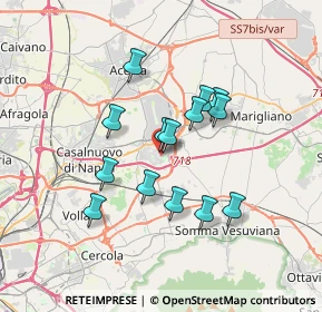 Mappa Via Alessandro Manzoni, 80038 Pomigliano d'Arco NA, Italia (3.05357)