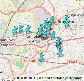 Mappa Via Alessandro Manzoni, 80038 Pomigliano d'Arco NA, Italia (1.4825)