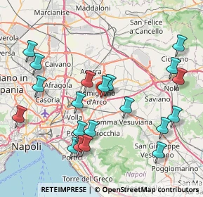 Mappa Via Alessandro Manzoni, 80038 Pomigliano d'Arco NA, Italia (9.451)
