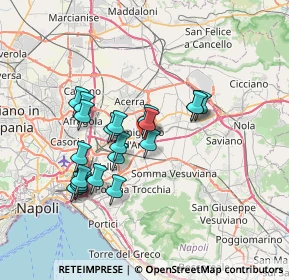 Mappa Via Alessandro Manzoni, 80038 Pomigliano d'Arco NA, Italia (6.562)