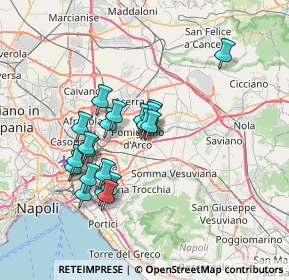 Mappa Via Alessandro Manzoni, 80038 Pomigliano d'Arco NA, Italia (6.406)