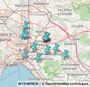 Mappa Via Alessandro Manzoni, 80038 Pomigliano d'Arco NA, Italia (5.77333)