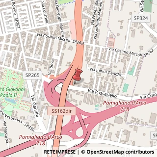 Mappa Via Passariello, 167, 80038 Pomigliano d'Arco, Napoli (Campania)