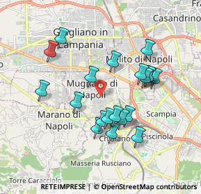 Mappa Via Gabriele D'Annunzio, 80018 Mugnano di Napoli NA, Italia (1.8145)