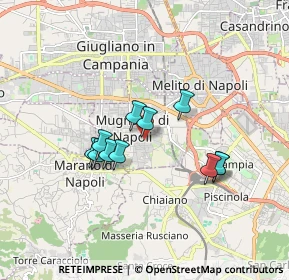 Mappa Via Giacomo Leopardi, 80018 Mugnano di Napoli NA, Italia (1.48909)