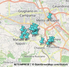 Mappa Via Giacomo Leopardi, 80018 Mugnano di Napoli NA, Italia (1.284)