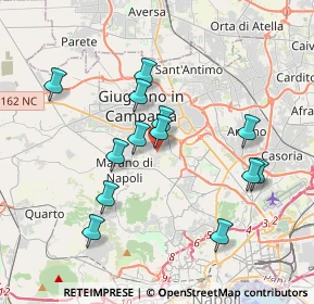 Mappa Via Giacomo Leopardi, 80018 Mugnano di Napoli NA, Italia (3.76692)