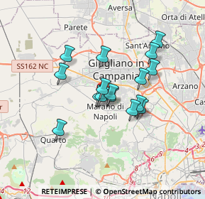 Mappa Via Salvo D'Acquisto, 80012 Calvizzano NA, Italia (2.83438)