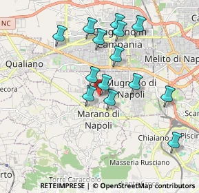 Mappa Via Carlo Levi, 80012 Calvizzano NA, Italia (1.88071)