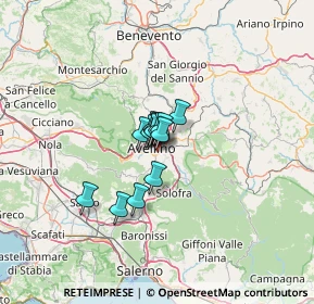 Mappa Via Contrada San Tommaso, 83100 Avellino AV, Italia (6.50154)