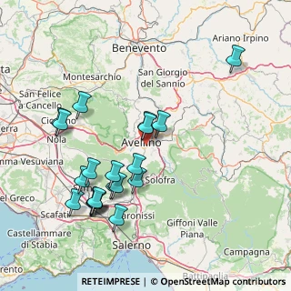 Mappa Via Contrada San Tommaso, 83100 Avellino AV, Italia (17.465)
