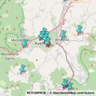 Mappa Via Contrada San Tommaso, 83100 Avellino AV, Italia (4.73714)