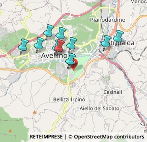 Mappa Via Contrada San Tommaso, 83100 Avellino AV, Italia (1.70364)