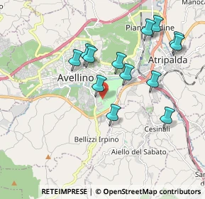 Mappa Via Contrada San Tommaso, 83100 Avellino AV, Italia (1.97923)