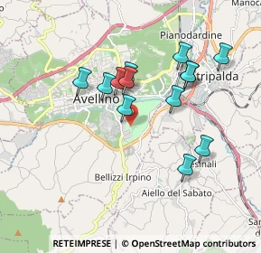 Mappa Via Contrada San Tommaso, 83100 Avellino AV, Italia (1.75538)