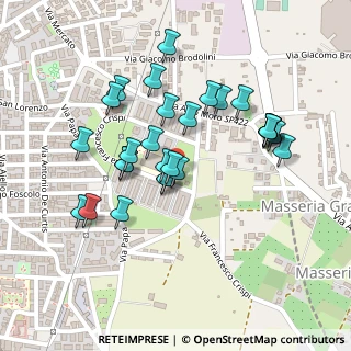 Mappa Via Francesco Crispi, 80018 Mugnano di Napoli NA, Italia (0.2275)