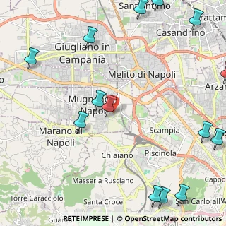 Mappa Via Francesco Crispi, 80018 Mugnano di Napoli NA, Italia (3.48)