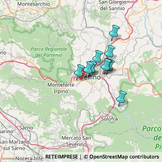 Mappa Cda Bosco dei preti;, 83100 Avellino AV, Italia (5.19545)
