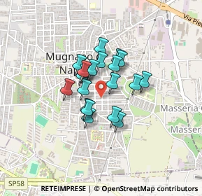 Mappa Via Ugo Foscolo, 80018 Mugnano di Napoli NA, Italia (0.295)