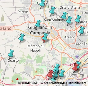 Mappa Via Ugo Foscolo, 80018 Mugnano di Napoli NA, Italia (6.2245)