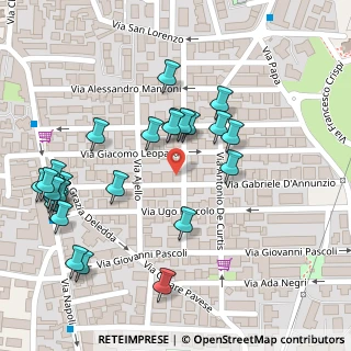 Mappa Via Ugo Foscolo, 80018 Mugnano di Napoli NA, Italia (0.15)