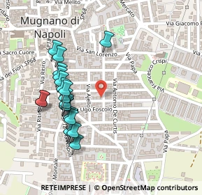 Mappa Via Ugo Foscolo, 80018 Mugnano di Napoli NA, Italia (0.2585)