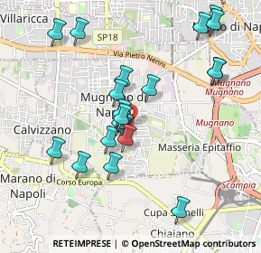 Mappa Via Ugo Foscolo, 80018 Mugnano di Napoli NA, Italia (1.0285)