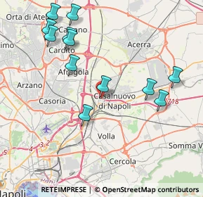 Mappa Via Ravello, 80013 Casalnuovo di Napoli NA, Italia (4.725)