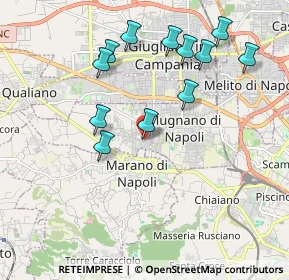 Mappa Via Armando Diaz, 80012 Calvizzano NA, Italia (2.13667)