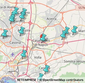 Mappa Via Gaudiosi, 80013 Casalnuovo di Napoli NA, Italia (5.75143)