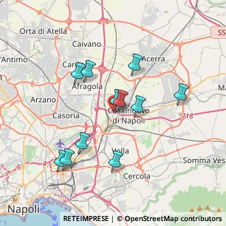 Mappa Via Napoli C, 80013 Casalnuovo di Napoli NA, Italia (3.68091)