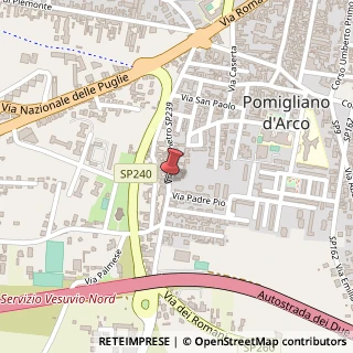 Mappa Via S. Pietro, 112, 80038 Pomigliano d'Arco, Napoli (Campania)