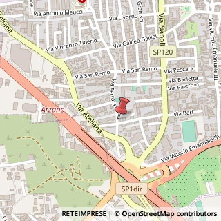 Mappa Via Ferrara, 40, 80022 Arzano, Napoli (Campania)
