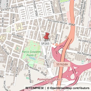 Mappa Via Passariello, 121, 80038 Pomigliano d'Arco, Napoli (Campania)