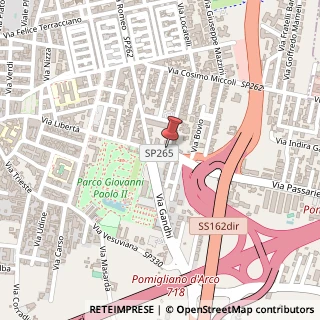 Mappa Via Passariello, 141, 80038 Pomigliano d'Arco, Napoli (Campania)