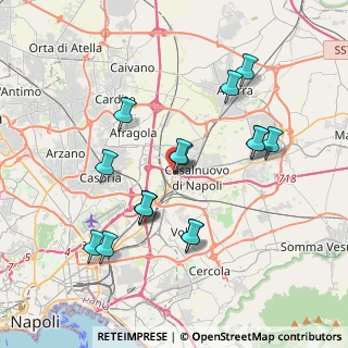 Mappa Via Napoli, 80013 Casalnuovo di Napoli NA, Italia (3.91375)