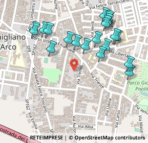 Mappa Via Trento, 80038 Pomigliano d'Arco NA, Italia (0.3005)