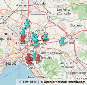 Mappa Via Trento, 80038 Pomigliano d'Arco NA, Italia (6.92667)
