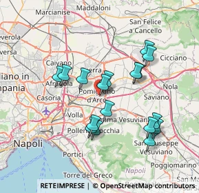 Mappa Via Trento, 80038 Pomigliano d'Arco NA, Italia (7.08588)