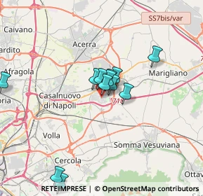 Mappa Via Trento, 80038 Pomigliano d'Arco NA, Italia (3.07333)