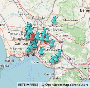 Mappa Via Trento, 80038 Pomigliano d'Arco NA, Italia (11.2915)