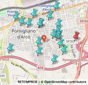 Mappa Via Trento, 80038 Pomigliano d'Arco NA, Italia (0.4985)