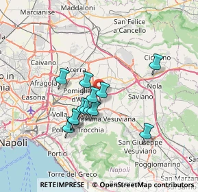 Mappa A16 Napoli - Canosa, 80031 Brusciano NA, Italia (5.99923)