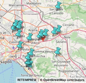 Mappa A16 Napoli - Canosa, 80031 Somma Vesuviana NA, Italia (8.749)
