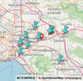 Mappa A16 Napoli - Canosa, 80031 Somma Vesuviana NA, Italia (6.71182)