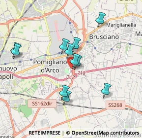 Mappa Via Fermi, 80038 Pomigliano d'Arco NA, Italia (1.76455)