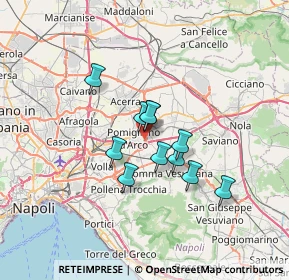 Mappa Via Fermi, 80038 Pomigliano d'Arco NA, Italia (5.08273)